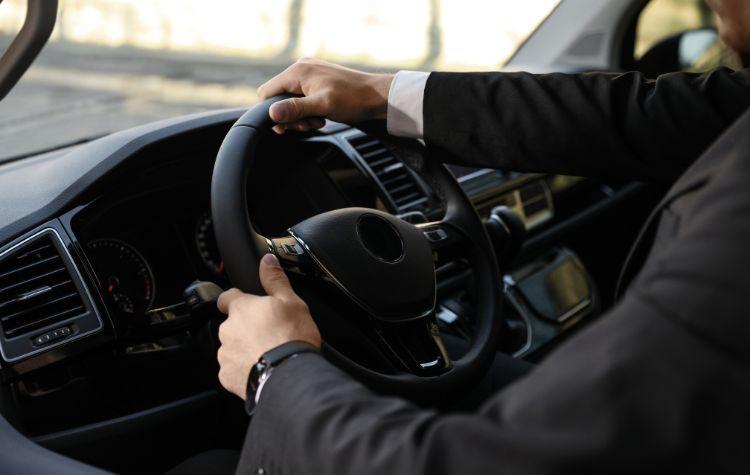 A Chauffeur driving