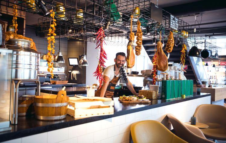 A chef in a local cafe