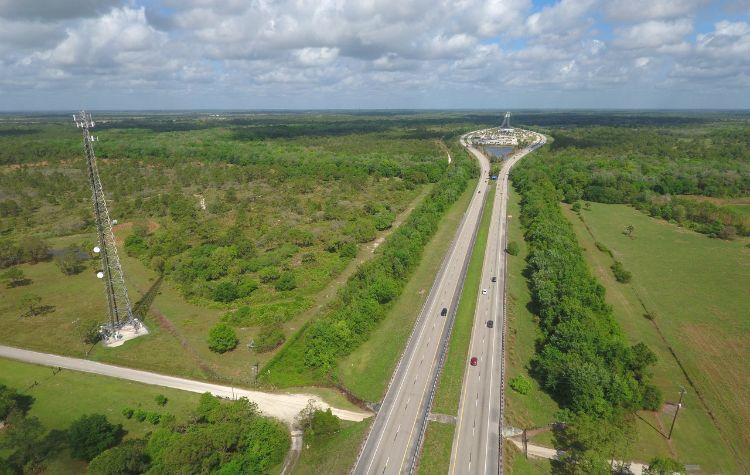 Aerial Shot of Florida Turnpike