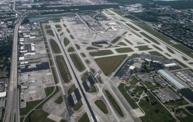 Aerial View of Fort Lauderdale-Hollywood International Airport