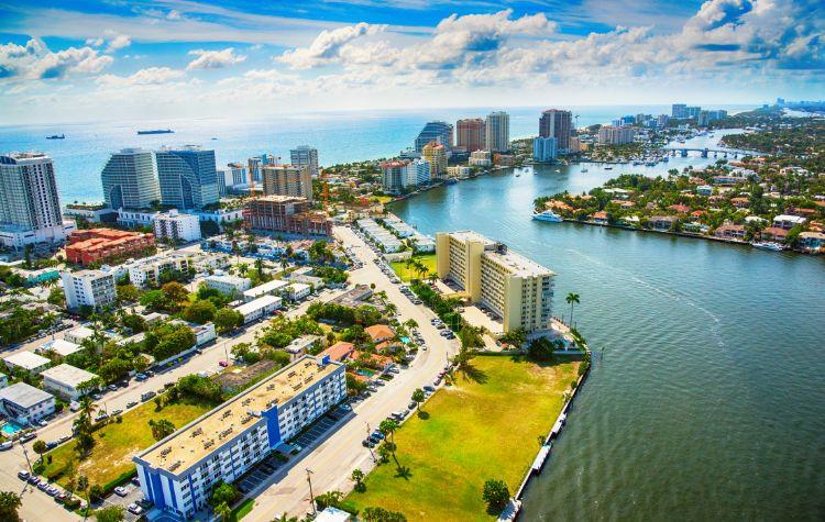 Aerial view of Fort Lauderdale