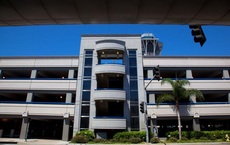 Parking garage at LAX