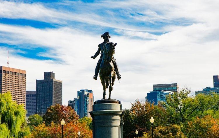 Statue in Boston Common