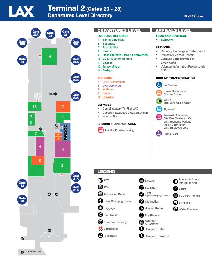 Terminal 2 (Image credit: https://www.flylax.com/terminals/terminal2)